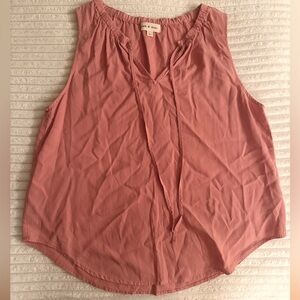 Cloth & Stone Pink Sleeveless Top - Size L